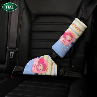 China Long Longevity Lovely Child Auto Pillow Padding Seat Belt PP Cotton Cartoon Kids Car Seat Belt Cover Shoulder Pads For Baby Car Seat Safety for sale