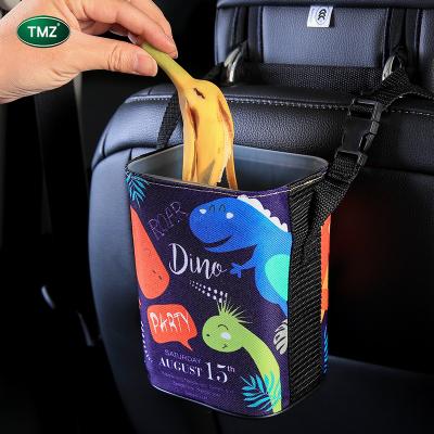 China Mini Eco-friendly Car Trash Cute Garbage Bags Waterproof Trash Can For Car Leak-Proof Garbage Bags Travel Car Garbage Bag Long Term Model for sale