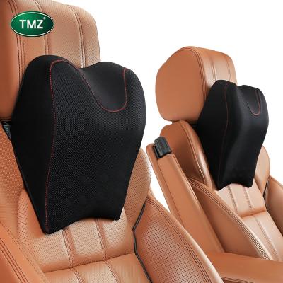 China 2020 Comfort Memory Foam Neck Rest Lumbar Support Travel Seat Neck Pillow Headrest Small Magnetic Car Pillow High Quality Car Accessories for sale