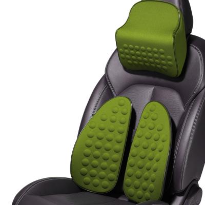 China Universal Soft Massage ABS Material Backseat Chair Cushion For Office And Car Backrest for sale