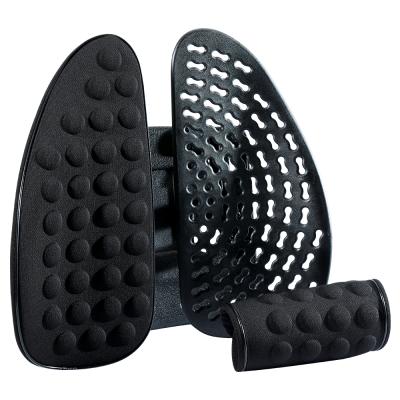 China Good Quality Custom Durable Universal Ventilated Orthopedic Office Home Chair Support Lumbar Back Massage Cushion For Cushion Relieves for sale