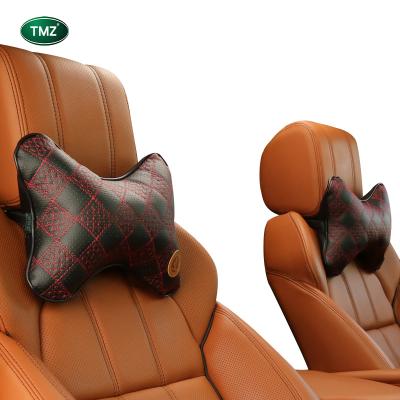 China Best Gift Durable Toprank Bone Shaped Neck Car Massage Pillow Plush Travel Neck Massager Pillow for sale