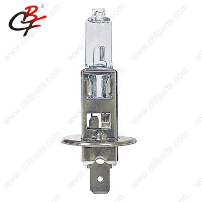 China Car Headlight Lighting H1 12V 55W Car Halogen Bulb with More Brightness and Good Price Supplied by CBF for sale