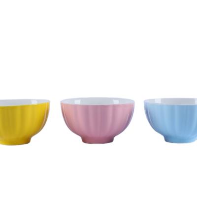 China Viable special promotion ceramic low price wholesale custom printed high quality porcelain export china top bowl for sale