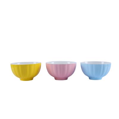 China Sustainable High Quality Ceramic Porcelain Japanese Rice Bowls Fine Porcelain Soup Bowls Large Ceramic Porcelain Soup Bowls for sale