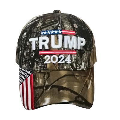 China 3D Embroidery Camouflage JOINT 2024 Trump Hat Make Your Own 2024 Trump Hat for sale