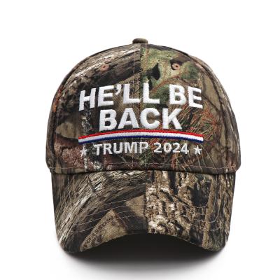 China Donald Trump COMMON 2024 hat he will be trump hat camouflage back 2024 baseball cap for men for sale