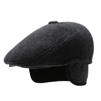 China Ivy Hat Men's Twill Ear Flap Ivy Hat Warm Outdoor Winter COMMON for sale