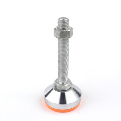 China Easy Installation Heavy Duty Adjustable Leveler Sliding Machine Swivel Leveling Feet For Furniture for sale