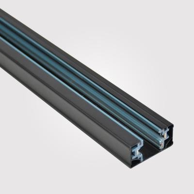 China Modern Straight Connector Track Light Led Spotlight Rails 3 Wire Track Rail for sale