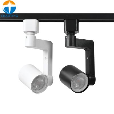 China Modern New Design Indoor Aluminum Adjustable Track Light Housing Tracklight Fixture LED GU10 Ceiling Lamp Spot LED Track Light for sale