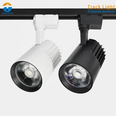 China Modern Wholesale Ceiling Rail Mount 20W Spotlight Pjotography Bracket Modern Removable Focus Led Linear Down Track Light For Fabric Ceiling for sale