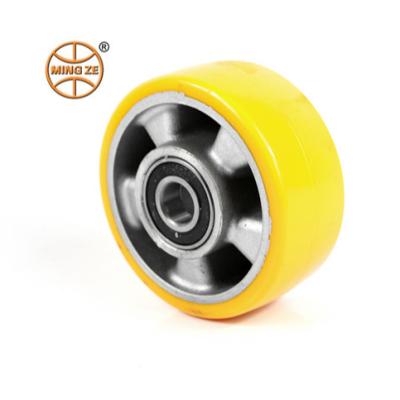 China Factory Crown European Type Polyurethane Core Aluminum Wheel for sale