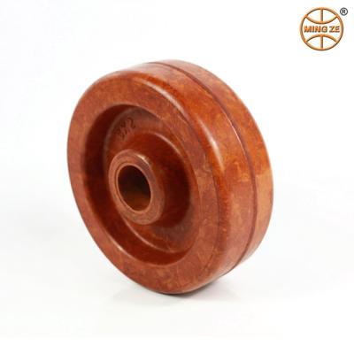 China Mingze solid high temperature phenolic resin caster wheels / oil and grease, chemical vapor, impact, water resistance for sale