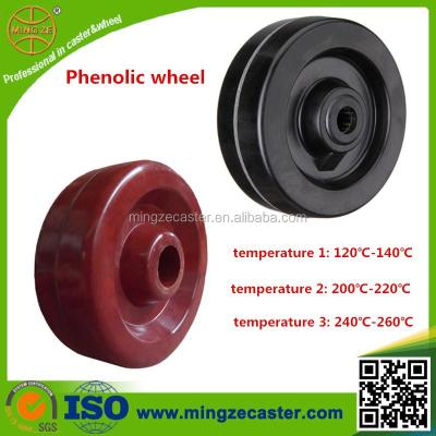 China High Temperature Phenolic Wheel Furnace Caster Phenolic Wheels for sale