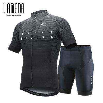 China LAMEDA Breathable Free Shipping Ready To Ship Low MOQ Mens Cycling Clothing Shorts Bib Tank Top Cycling Set for sale