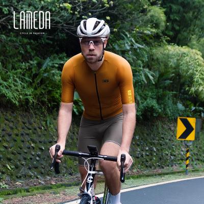 China Lambda OEM ODM Antibacterial Service 3D Cut Out Breathable Custom Made Men Cycling Clothing for sale