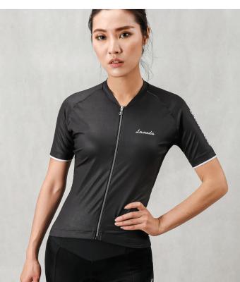 China LAMEDA ODM/OEM Custom Antibacterial Quick Dry Polyester Team Women Winter Long Sleeve Cycling Tank Top for sale