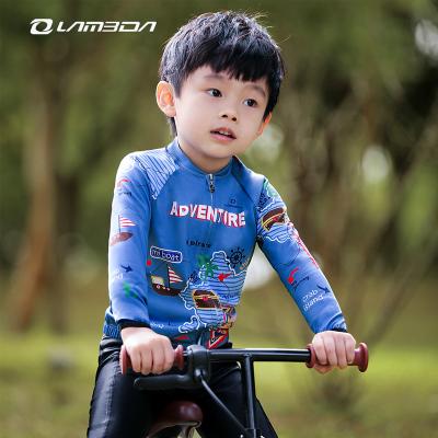 China LAMEDA Breathable Small Size Sublimation Balance Car Quick Dry Sports Cycling Wear Bicycle Kids Clothing for sale