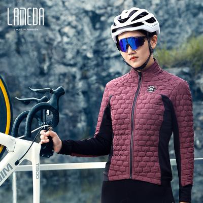 China LAMEDA Wicking Autumn Women Rider Jacket Bike Winter Breathable Thermal Sweat Riding Jackets for sale