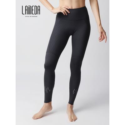 China New LAMEDA Antibacterial Design Wicking Foam Pad Breathable Sweat Gel Padded Women Tights Cycling Pants for sale