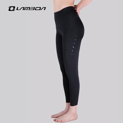 China High Waist Black Cycling Mountain Bike LAMEDA Pants Women Antibacterial Breathable Cycle Protection for sale