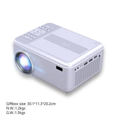 China Internet Ready 120 Inch Low Noise LCD Led Video Projector HD Projector PC Laptop DVD Projector Home Theater Projector for sale