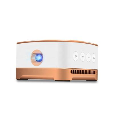 China Internet Mini Portable Android Video Projector Ready Wifi BT Led DLP Home Theater Projector With Built-in Speaker&Battery for sale