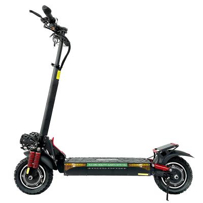 China Hot Selling 10 Inch Unisex EU Warehouse Dual Motor 2*1000W 2 Wheels Foldable Electric Scooter For Adults 50km Speed ​​48V 15AH 18AH E Sco for sale