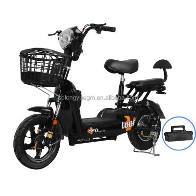 China New Model Electric Bike Cheapest Adult Electric Scooter 450W 48V 12Ah Lead Acid Battery Steel Wholesale Electric Bicycle for sale