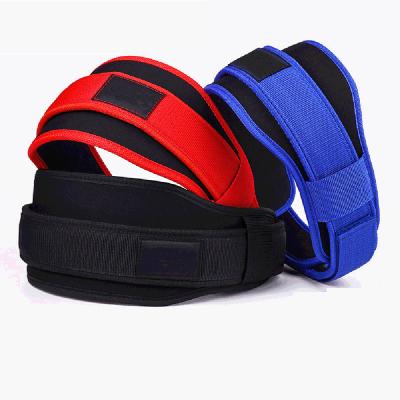 China Comfortable Breathable High Quality Weightlifting Belt Custom Gym Workout Powerlifting Belt Nylon Fitness Belt Locking Dip Amazon Strength Training for sale