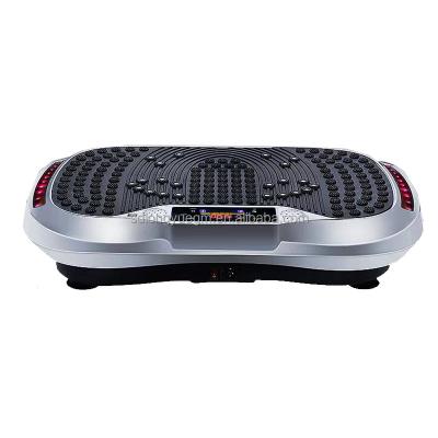 China Custom Anti-Slip Platform Ultrathin Body Vibration Machine Magnetic Vibrating Thinner Plate With Bluetooth USB Exercise Fitness Equipment for sale