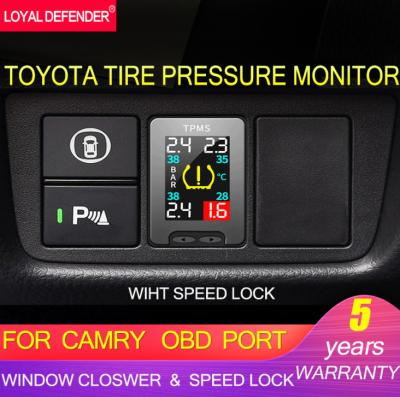 China Smart OBD TPMS Tire Pressure Monitoring System Real Time For Prado/Highlander/Camry/RAV4 Loyal Defender Normal Size for sale