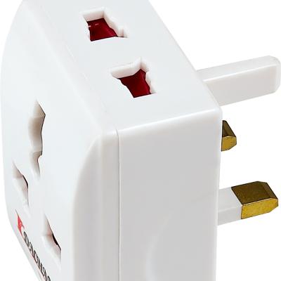 China Residential / General Purpose 13A 250V Multi Plug UK Outlet to 3 Universal Adapter with Indicator Light. for sale