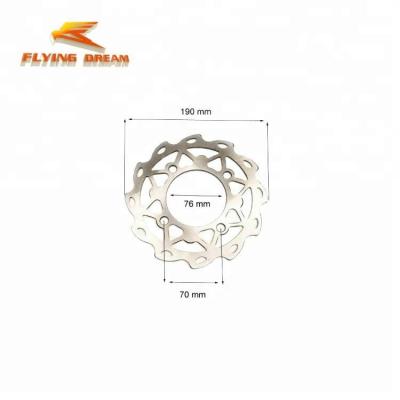 China Aluminum Alloy Pit Bike 190&180mm Wave Disc Brake for sale