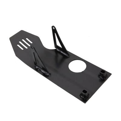 China Steel Pit Bike Spare Parts Racing Steel Motorcycle Engine Skid Plate for sale