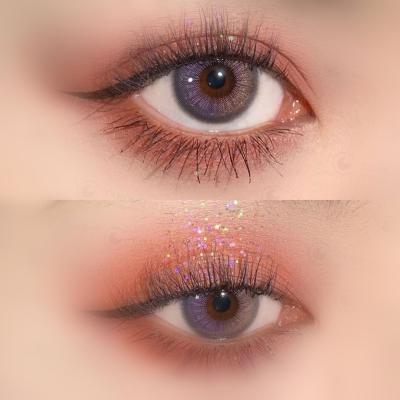 Κίνα Vision Shining Fancy Eye Lens Golden Powder Blink Color Contact Lens Twinkle Star Lovely Colored Contact Lenses προς πώληση