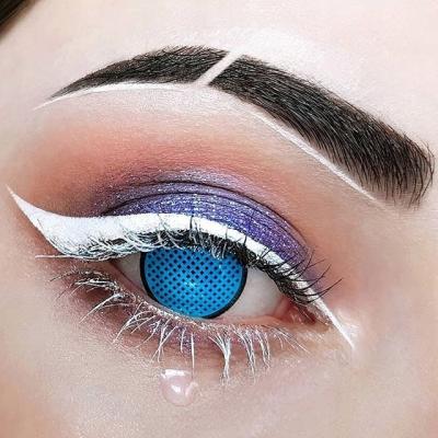 China Halloween Blue Mesh contact lenses Halloween Eye Contacts Lenses Crazy Cosplay Contact Lenses for sale