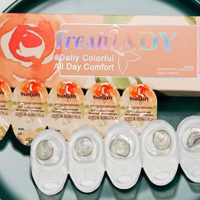 Cina Daily Contact Lenses Daily Wear Contacts Lenses	Od 07 Celeblense Contact Lenses With Prescription Power -8.00 in vendita