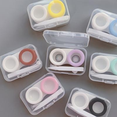 China Contact Lens Box Container Contact Lenses Tools Customized Contact Lenses Cases for sale