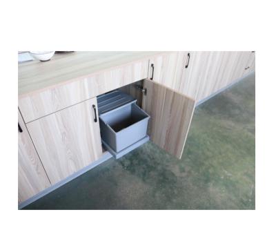 China Viable factory directly supply hidden kitchen sink cabinet waste classificationwing binBuilt-in cabinet and door connectionPull-OR for sale