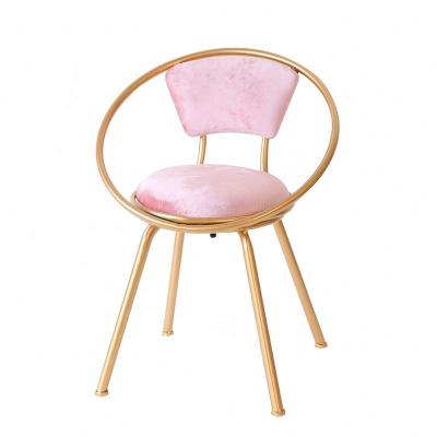 China Home Extendable Rotatable Hotel Restaurant Dinner Corner Velvet Dining Chair for sale