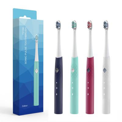 China OEM Home Mini Electric Tootbrush 3 Modes IPX7 USB Rechargeable Waterproof Micro Sonic Electric Toothbrush for sale