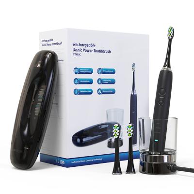 China Sonic Toothbrush with Cup Filling and Travel Case Sonic Electric Toothbrush with Travel Case and Cup Filling Electric Toothbrush T2402C for sale