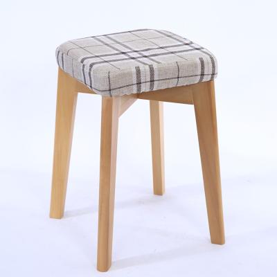 China Leisure Living Room Dining Stool Disassembly, Canvas, Washable, Durable And Beautiful Cotton Wood Area for sale