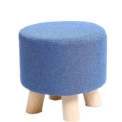 China Unpick and Wash Foot Stools Wooden Sling Pouf Solid Wood Foot Stool for sale