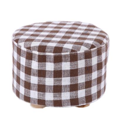 China Unpick And Wash Children Fur Stocking Fabric Greenhouse Solid Wood Animal Low Stool for sale