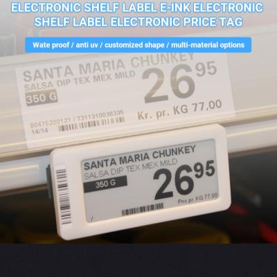 China Custom Wireless Eink Display Retail Store E-Paper Digital Shelf Digital Eel System Tag for sale