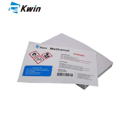 China Custom Synthetic GHS Sheet A4 GHS Label Paper Self Adhesive Sticker For Inkjet Printer for sale