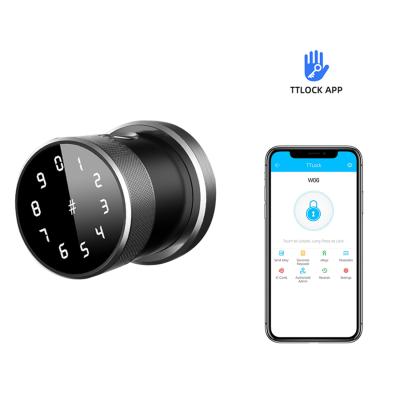 China Hot New Ttlock Office Apartments Hotel Door Lock Rfid Card Password Key Smart Door Lock App Fingerprint Home Hot Smart Lock for sale